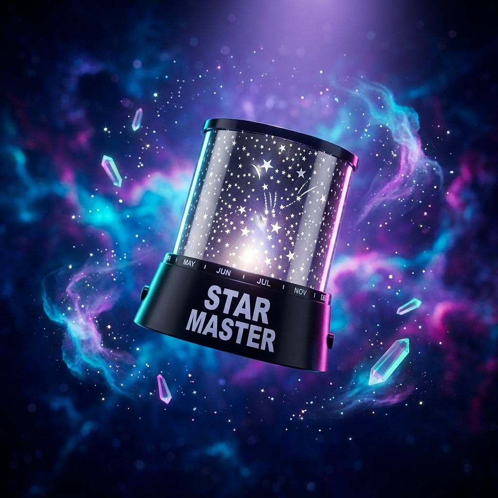 Romantic LED Star Projector with Water Wave
