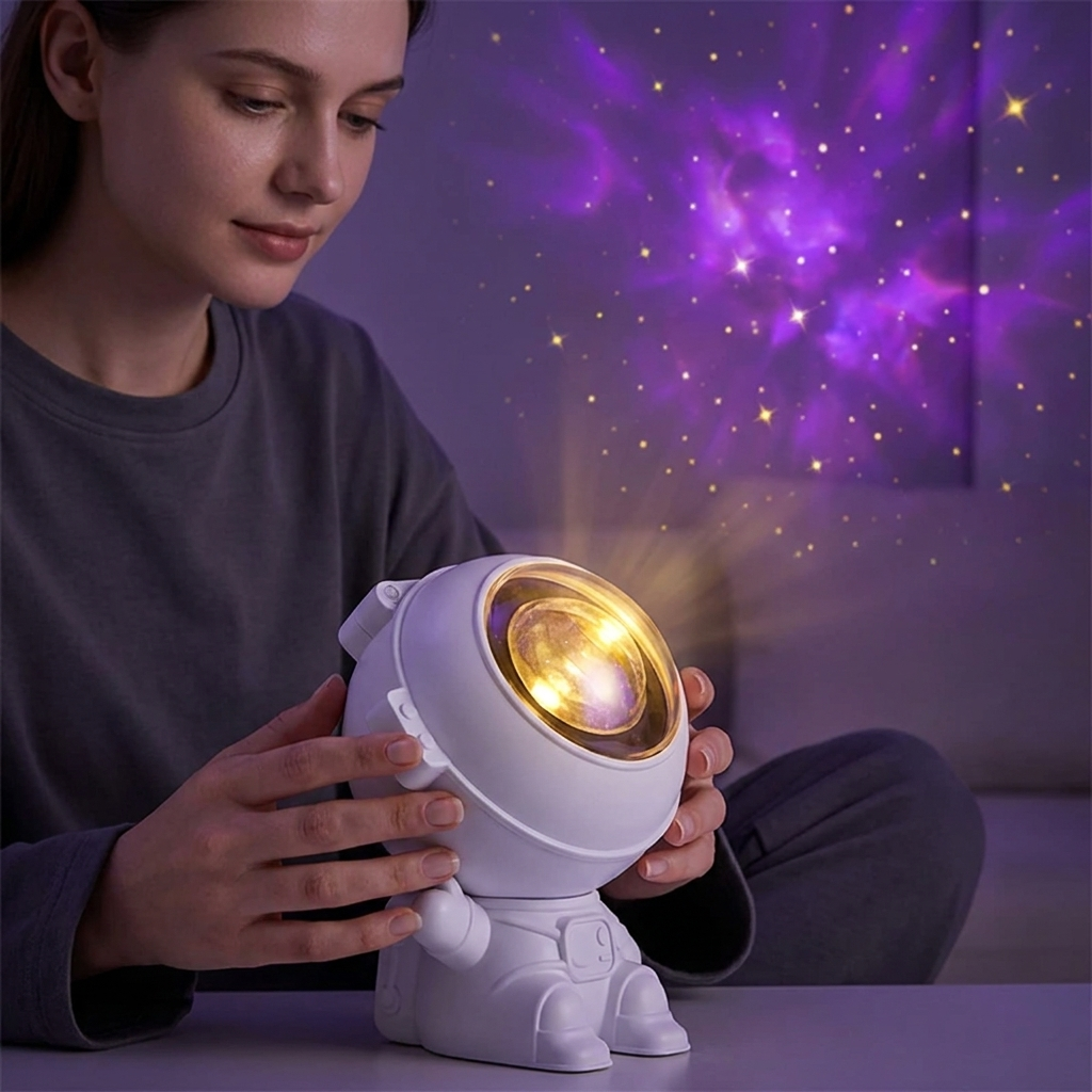 Astronaut Galaxy Projector with Timer & Remote