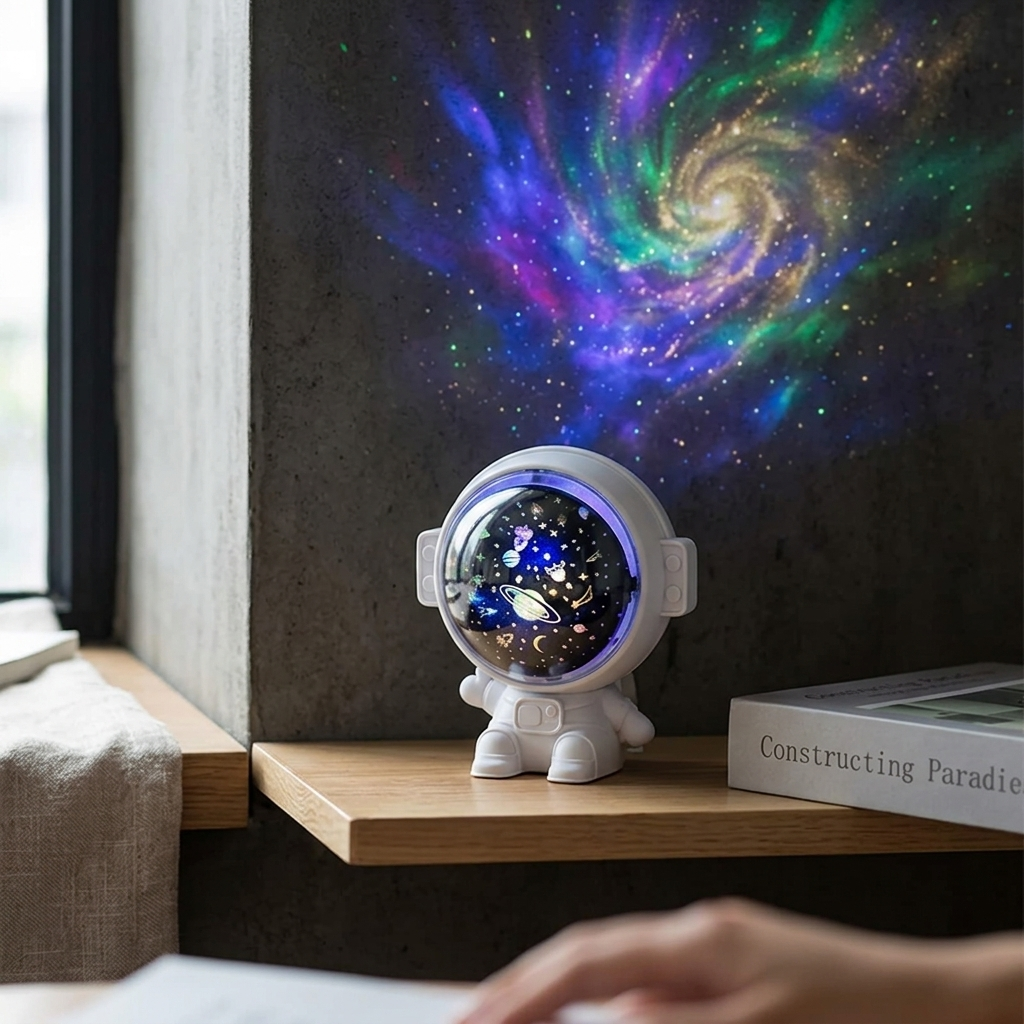 Astronaut Galaxy Projector with Timer & Remote